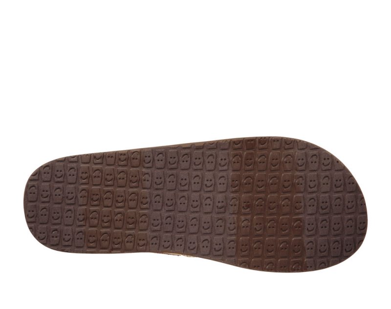 Sanuk You Got My Back III Men's Sidewalk Surfers Brown | Canada 284GSO